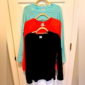 NWT Avia 3 Long Sleeve Athletic Tops Sz L